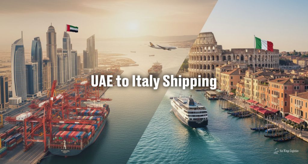 UAE to Italy Shipping Service: Fast, Safe, and Hassle-Free | Sea Wings Logistics LLC