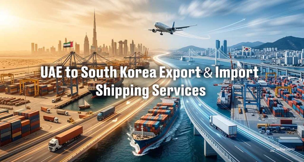 Dubai, UAE to South Korea Export & Import Shipping Services | Sea Wings Logistics LLC