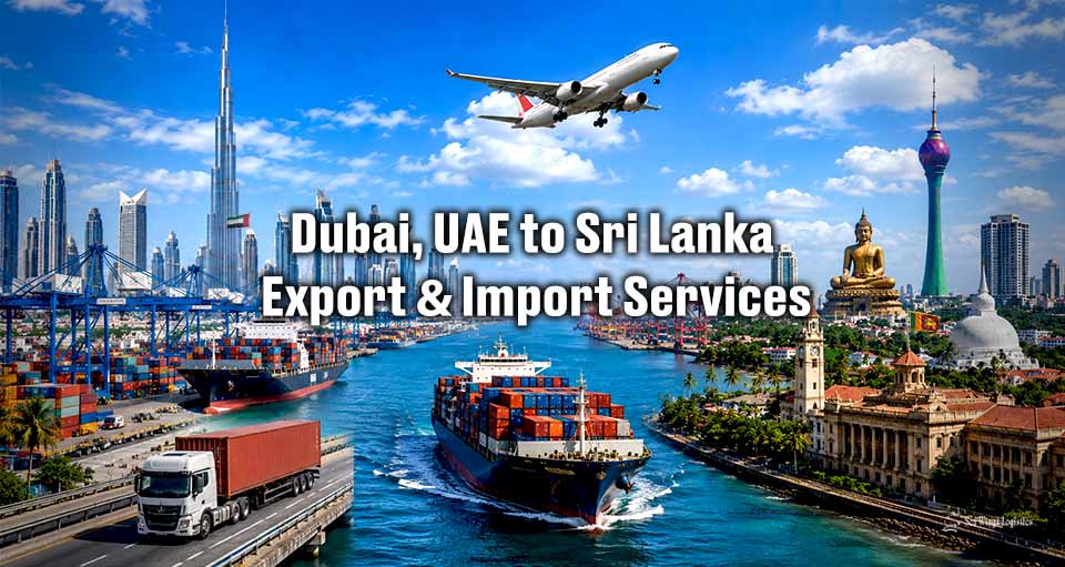 Dubai, UAE to Sri Lanka Export & Import Services | Sea Wings
